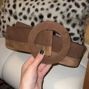 Zara | Accessories | Nwot Suede Wide Statement Belt | Poshmark display picture 2